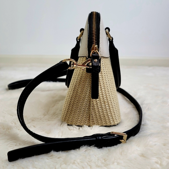 KATE SPADE Shoulder/Handbag Straw/Leather Combi - Picture 4 of 16